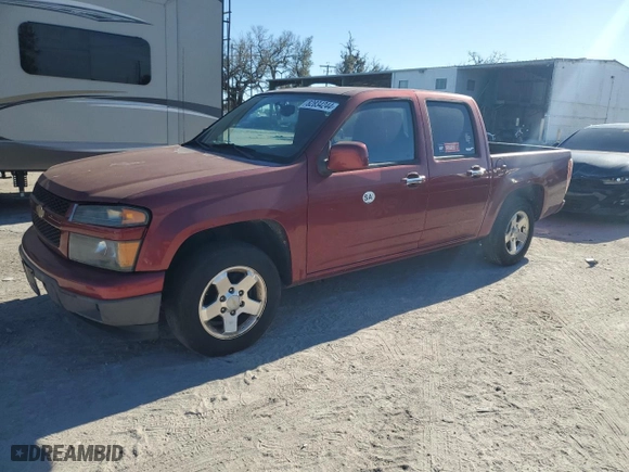 2011 Chevrolet Colorado LT w/1LT with VIN 1GCDSCFE9B8127933, listed as a Copart auction lot 82834244 with 107,048 mi miles and Salvage Title. Bid and sale history available at carsss.com. Image 1.