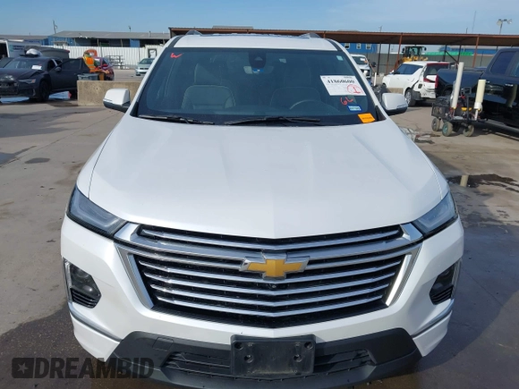 2023 Chevrolet Traverse Premier with VIN 1GNERKKW7PJ276518, listed as a IAAI auction lot 41860600 with 25,529 mi miles and . Bid and sale history available at DreamBid. Image 6.