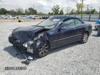 2004 Mercedes-Benz CLK Cabriolet 3.2L with VIN WDBTK65G84T029278, listed as a Copart auction lot 50312065 with 92,833 mi miles and Salvage Title. Bid and sale history available at carsss.com. Image 1.