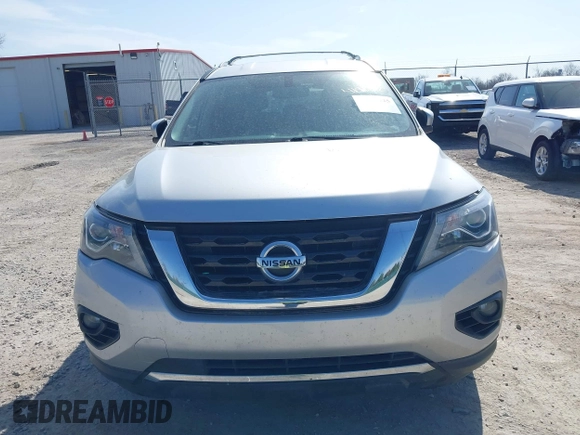 2019 Nissan Pathfinder SL with VIN 5N1DR2MN0KC583160, listed as a IAAI auction lot 41811725 with 81,682 mi miles and . Bid and sale history available at DreamBid. Image 6.