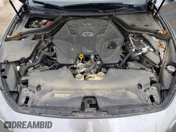 2020 Infiniti Q60 Luxe with VIN JN1EV7EKXLM341156, listed as a Copart auction lot 71984954 with 67,816 mi miles and Salvage Title. Bid and sale history available at carsss.com. Image 11.