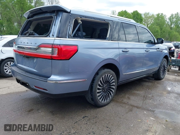 2021 Lincoln Navigator Black Label z VIN 5LMJJ3TT9MEL04485, wystawiony jako IAAI lot #42076087 z przebiegiem 69 704 mil mil oraz . Historia ofert i sprzedaży dostępna na DreamBid. Obrazek 4.