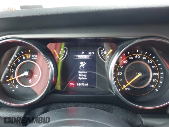 2020 Jeep Gladiator Sport S с VIN 1C6HJTAG8LL122726, выставлен на аукционе IAAI как лот 41886929 с пробегом 82 473 миль миль и . История ставок и продаж доступна на DreamBid. Изображение 7.