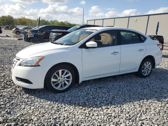 2015 Nissan Sentra S with VIN 3N1AB7AP6FY294637, listed as a Copart auction lot 47928965 with 102,128 mi miles and Salvage Title. Bid and sale history available at carsss.com. Image 1.