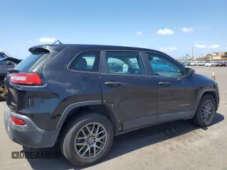 2015 Jeep Cherokee Sport with VIN 1C4PJMAB6FW605892, listed as a Copart auction lot 48430585 with 57,228 mi miles and Non Repairable. Bid and sale history available at carsss.com. Image 3.