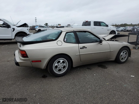 1989 Porsche 944 with VIN WP0AA0944KN450845, listed as a Copart auction lot 85658674 with 281,732 mi miles and Salvage Title. Bid and sale history available at carsss.com. Image 3.