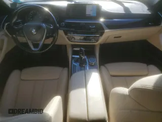 2017 BMW 5 Series 530i xDrive with VIN WBAJA7C31HG905931, listed as a Copart auction lot 50014175 with 107,630 mi miles and Salvage Title. Bid and sale history available at carsss.com. Image 8.