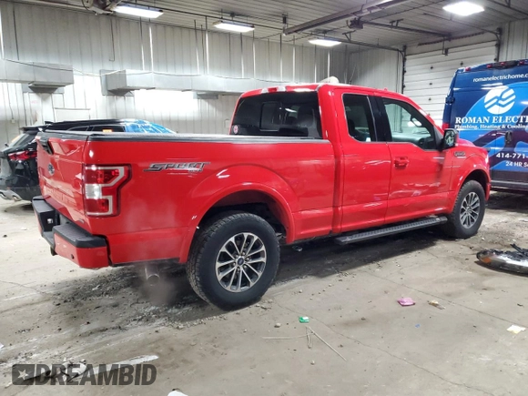 2018 Ford F-150 XL with VIN 1FTEX1EP7JKD20838, listed as a Copart auction lot 46983115 with 102,203 mi miles and Clean Title. Bid and sale history available at carsss.com. Image 3.
