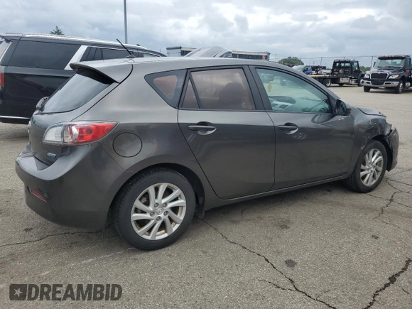 2012 Mazda 3 i Touring with VIN JM1BL1L79C1552450, listed as a Copart auction lot 56544455 with 107,737 mi miles and Salvage title. Bid and sale history available at DreamBid. Image 3.