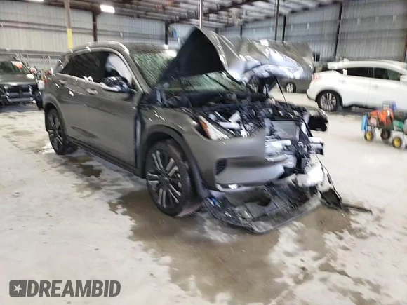 2021 Infiniti QX50 Luxe with VIN 3PCAJ5BA6MF123328, listed as a Copart auction lot 88411535 with 34,162 mi miles and Salvage title. Bid and sale history available at DreamBid. Image 14.