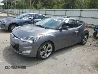 2013 Hyundai Veloster w/Black Int with VIN KMHTC6AD1DU107707, listed as a Copart auction lot 51797205 with 81,921 mi miles and Salvage title. Bid and sale history available at DreamBid. Image 1.
