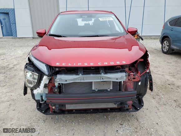 2024 Mitsubishi Eclipse Cross ES with VIN JA4ATUAAXRZ047520, listed as a Copart auction lot 73938724 with 7,563 mi miles and Salvage Title. Bid and sale history available at carsss.com. Image 5.