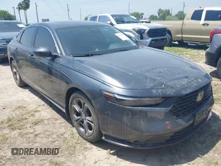 2024 Honda Accord EX с VIN 1HGCY1F37RA034930, выставлен на аукционе IAAI как лот 41924101 с пробегом Не указан миль и . История ставок и продаж доступна на DreamBid. Изображение 1.