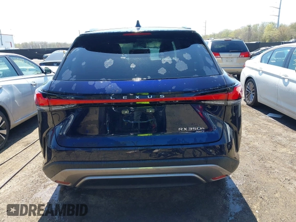 2024 Lexus RX 350h with VIN 2T2BBMCAXRC055195, listed as a IAAI auction lot 41953427 with 3,892 mi miles and . Bid and sale history available at DreamBid. Image 17.