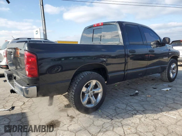 2008 Dodge 1500 SLT with VIN 1D7HA18238S502938, listed as a Copart auction lot 81977804 with 178,858 mi miles and Salvage Title. Bid and sale history available at DreamBid. Image 3.