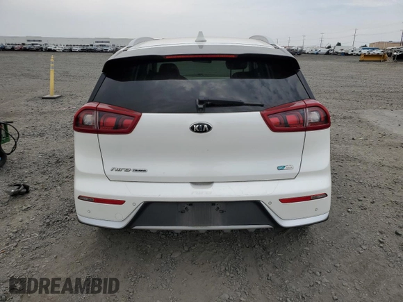 2017 Kia Niro Touring with VIN KNDCE3LC1H5094748, listed as a Copart auction lot 62934704 with 92,972 mi miles and Salvage Title. Bid and sale history available at carsss.com. Image 6.