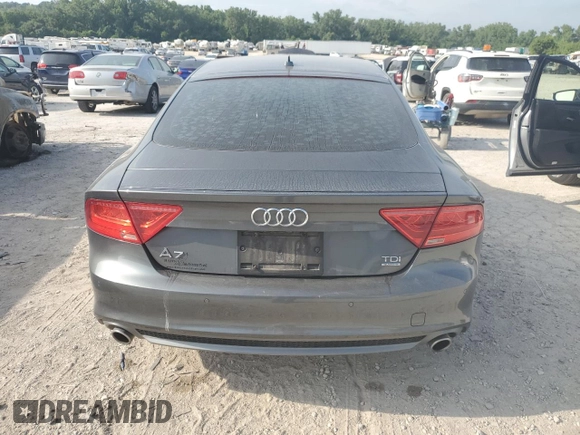 2014 Audi A7 Prestige with VIN WAU2MAFC1EN016333, listed as a Copart auction lot 60252195 with 127,054 mi miles and Clean title. Bid and sale history available at DreamBid. Image 6.