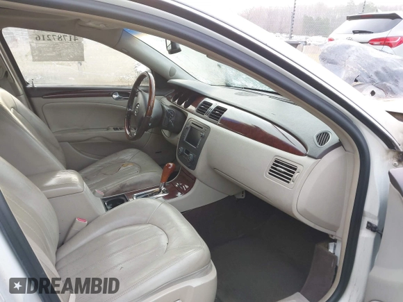 2008 Buick Lucerne CXL with VIN 1G4HD57238U189156, listed as a IAAI auction lot 41787216 with Not Provided miles and . Bid and sale history available at DreamBid. Image 5.