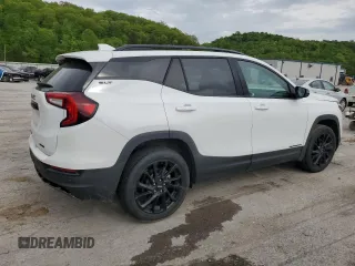 2024 GMC Terrain SLT with VIN 3GKALVEG6RL354799, listed as a Copart auction lot 56865005 with 12,837 mi miles and Salvage title. Bid and sale history available at DreamBid. Image 3.