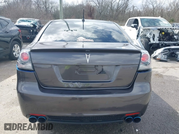 2009 Pontiac G8 GT with VIN 6G2EC57Y09L209733, listed as a IAAI auction lot 41752046 with 86,359 mi miles. Bid and sale history available at carsss.com. Image 16.