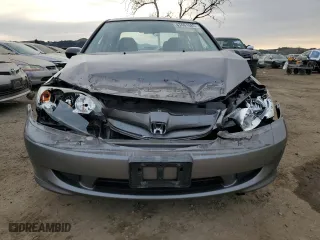 2005 Honda Civic Sdn VP with VIN 2HGES16305H583102, listed as a Copart auction lot 47491885 with 93,711 mi miles and Salvage Title. Bid and sale history available at carsss.com. Image 5.