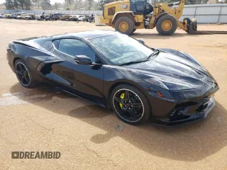 2022 Chevrolet Corvette 2LT with VIN 1G1YB2D49N5106004, listed as a Copart auction lot 49067245 with 15,247 mi miles and Salvage Title. Bid and sale history available at carsss.com. Image 4.