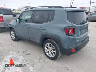 2018 Jeep Renegade Latitude with VIN ZACCJABB6JPJ06962, listed as a IAAI auction lot 41277869 with 87,915 mi miles. Bid and sale history available at carsss.com. Image 3.