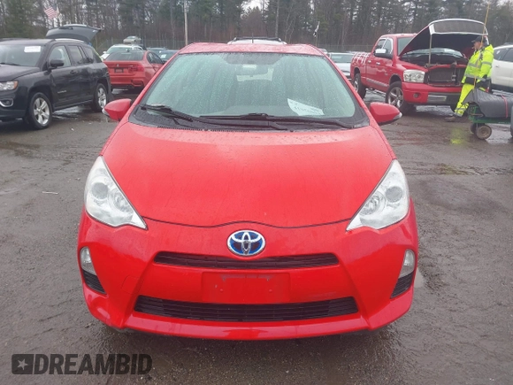 2012 Toyota Prius One with VIN JTDKDTB31C1524326, listed as a IAAI auction lot 41950024 with 60,317 mi miles. Bid and sale history available at carsss.com. Image 13.
