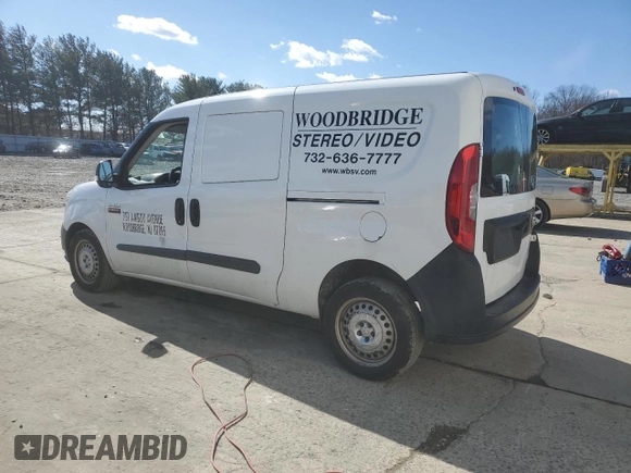 2015 Ram ProMaster City Cargo Tradesman with VIN ZFBERFAT2F6A92800, listed as a Copart auction lot 47089075 with 129,553 mi miles and Clean Title. Bid and sale history available at carsss.com. Image 2.