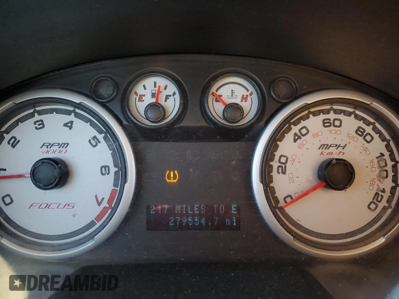 2008 Ford Focus SE with VIN 1FAHP33N28W158653, listed as a Copart auction lot 45399945 with 279,554 mi miles and Salvage Title. Bid and sale history available at carsss.com. Image 9.