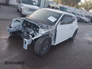 2017 Hyundai Veloster with VIN KMHTC6AD2HU312538, listed as a IAAI auction lot 42128452 with 1 mi miles. Bid and sale history available at carsss.com. Image 16.