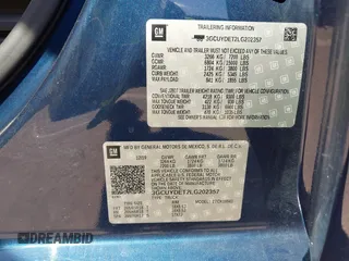 2020 Chevrolet Silverado 1500 LT with VIN 3GCUYDET2LG202357, listed as a IAAI auction lot 41893837 with 104,591 mi miles and . Bid and sale history available at DreamBid. Image 9.
