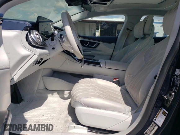 2022 Mercedes-Benz EQS with VIN W1KCG2DB5NA016556, listed as a Copart auction lot 47401064 with 21,741 mi miles. Bid and sale history available at carsss.com. Image 7.
