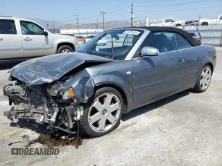 2005 Audi S4 z VIN WUARL48H55K900486, wystawiony jako Copart lot #60500905 z przebiegiem 83 011 mil mil oraz Szkoda całkowita • Salvage title. Historia ofert i sprzedaży dostępna na DreamBid. Obrazek 1.