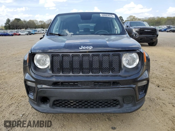 2020 Jeep Renegade Sport with VIN ZACNJAAB7LPL71628, listed as a Copart auction lot 50883875 with 61,854 mi miles and Salvage Title. Bid and sale history available at carsss.com. Image 5.