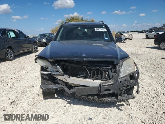2012 Mercedes-Benz GLK 350 with VIN WDCGG8HB4CF841815, listed as a Copart auction lot 72275664 with 129,643 mi miles and Salvage Title. Bid and sale history available at DreamBid. Image 5.