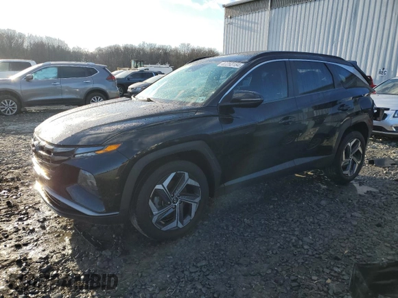2022 Hyundai Tucson SEL with VIN 5NMJCCAE2NH014061, listed as a Copart auction lot 87253154 with 108,430 mi miles and Salvage Title. Bid and sale history available at carsss.com. Image 1.