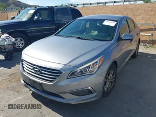 2015 Hyundai Sonata SE with VIN 5NPE24AF0FH182997, listed as a IAAI auction lot 42014095 with 80,109 mi miles and . Bid and sale history available at DreamBid. Image 2.