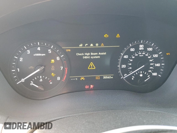 2020 Genesis G80 Sport with VIN KMTFN4JB0LU329802, listed as a Copart auction lot 87034094 with 35,562 mi miles and Salvage title. Bid and sale history available at DreamBid. Image 9.