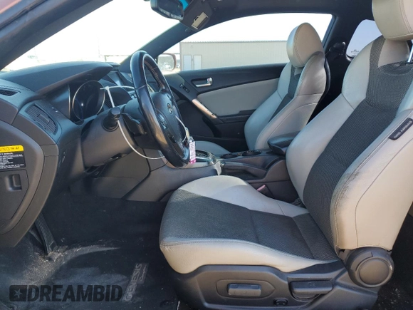 2013 Hyundai Genesis Coupe 2.0T with VIN KMHHT6KD6DU091878, listed as a Copart auction lot 53606815 with 142,441 mi miles and Salvage title. Bid and sale history available at DreamBid. Image 7.