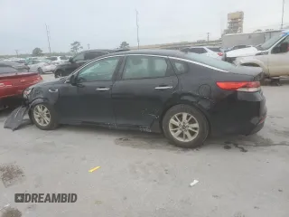 2016 Kia Optima LX with VIN 5XXGT4L36GG041728, listed as a Copart auction lot 50173395 with 153,485 mi miles and Salvage Title. Bid and sale history available at carsss.com. Image 2.