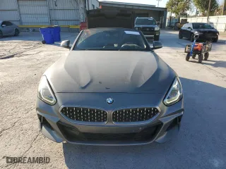 2020 BMW Z4 sDriveM40i with VIN WBAHF9C0XLWW63754, listed as a Copart auction lot 82302734 with 28,156 mi miles and Salvage Title. Bid and sale history available at carsss.com. Image 5.