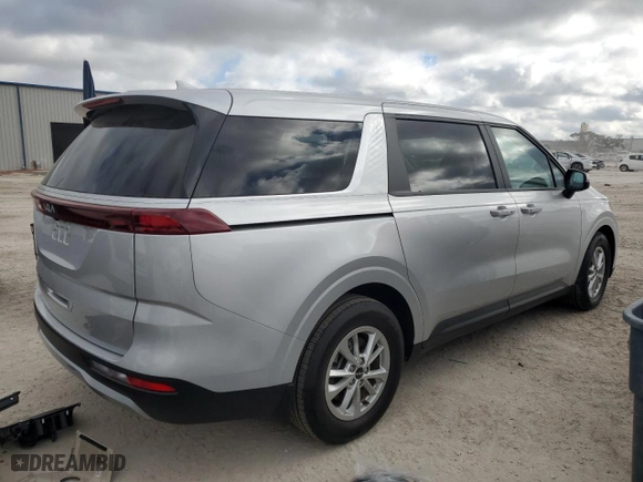 2023 Kia Carnival LX with VIN KNDNB4H30P6256037, listed as a Copart auction lot 44420635 with 39,449 mi miles and Salvage Title. Bid and sale history available at carsss.com. Image 3.