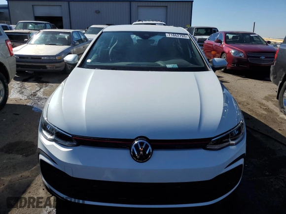 2022 Volkswagen Golf GTI S with VIN WVWG87CD2NW162814, listed as a Copart auction lot 71862793 with 4,013 mi miles. Bid and sale history available at carsss.com. Image 5.