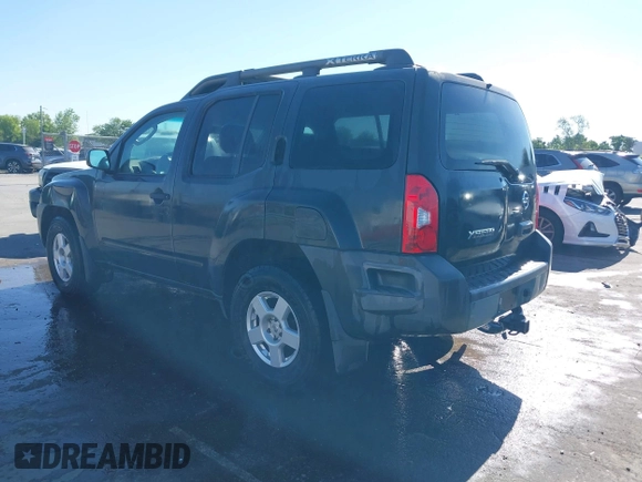 2007 Nissan Xterra SE with VIN 5N1AN08W07C528303, listed as a IAAI auction lot 42038555 with 240,026 mi miles. Bid and sale history available at carsss.com. Image 3.