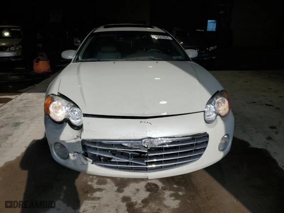 2005 Chrysler Sebring LXi with VIN 4C3AG52H65E009301, listed as a Copart auction lot 81727654 with 38,012 mi miles and Salvage Title. Bid and sale history available at carsss.com. Image 5.
