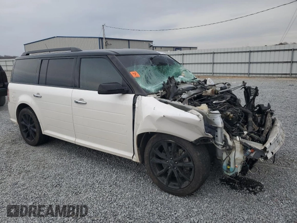 2018 Ford Flex Limited with VIN 2FMGK5D82JBA03807, listed as a Copart auction lot 47076535 with Not Provided miles and Salvage Title. Bid and sale history available at carsss.com. Image 4.