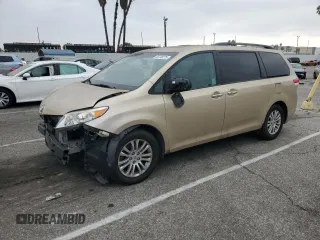 2011 Toyota Sienna XLE AAS with VIN 5TDYK3DC4BS027625, listed as a Copart auction lot 58748275 with 114,006 mi miles and Salvage title. Bid and sale history available at DreamBid. Image 1.