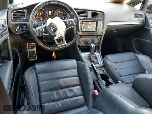 2015 Volkswagen GTI SE with VIN 3VW4T7AU1FM096646, listed as a Copart auction lot 83675134 with 79,900 mi miles and Salvage Title. Bid and sale history available at DreamBid. Image 8.