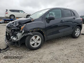 2021 Chevrolet Trax LS with VIN KL7CJKSB0MB304263, listed as a Copart auction lot 43443075 with 23,007 mi miles and Salvage Title. Bid and sale history available at carsss.com. Image 1.